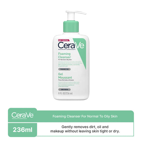 CeraVe Foaming Cleanser (Normal to Oily Skin) 236 ml