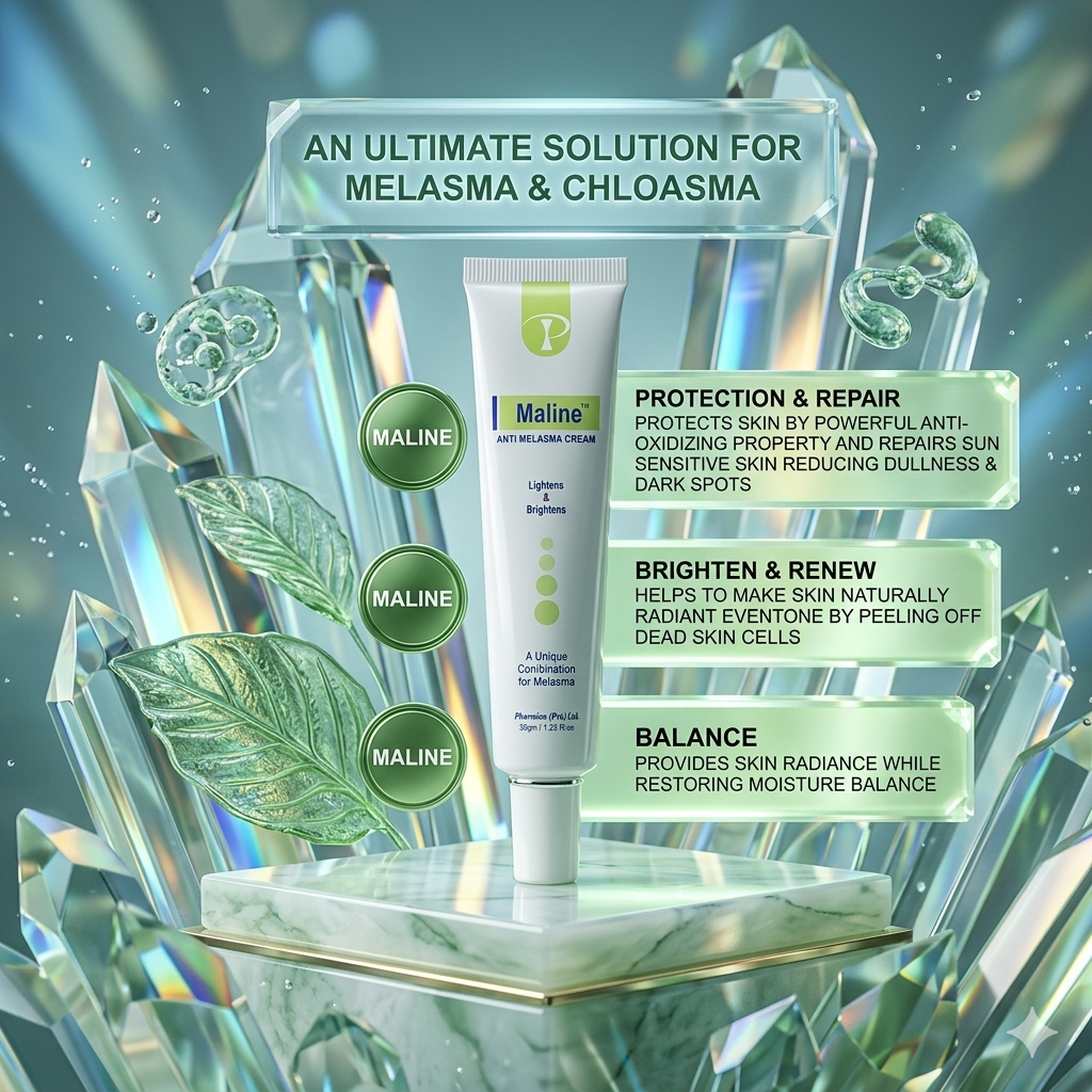 Maline Anti Melasma & Whitening Cream 35 gm