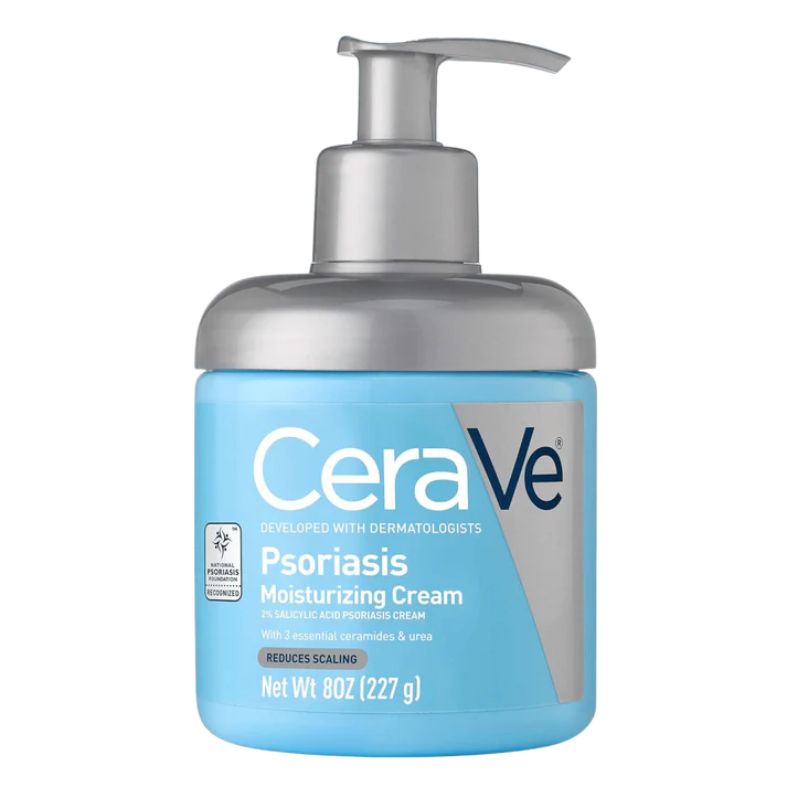 CeraVe Moisturizing Cream for Psoriasis (With Salicylic Acid, Dry Skin)