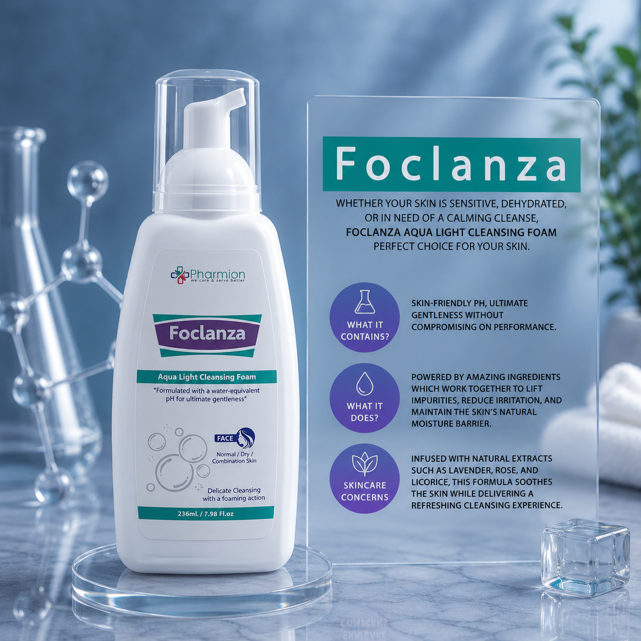 Foclanza Aqua Light Cleansing Foam