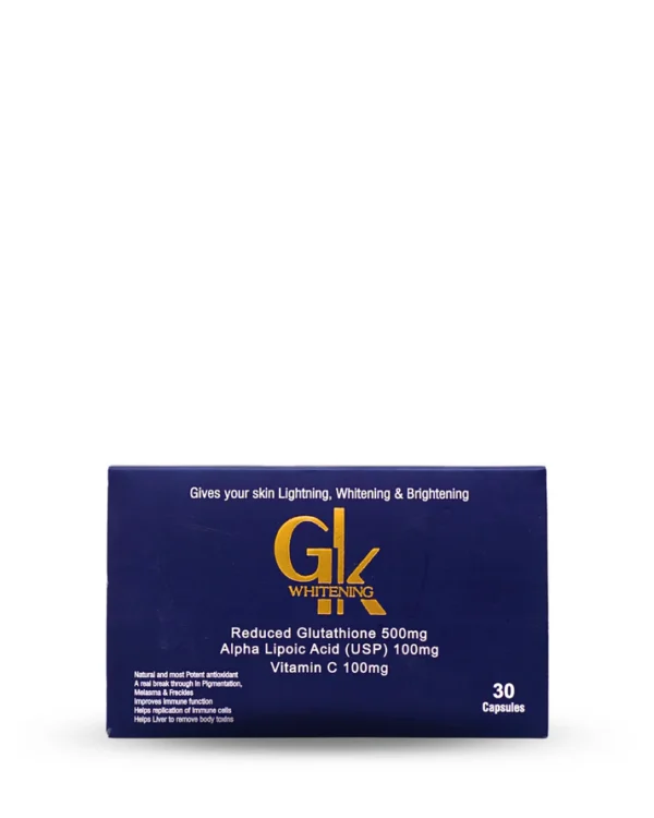SKIN WHITENING CAPSULES – GK WHITENING & BRIGHTNENING 30 CAPSULES